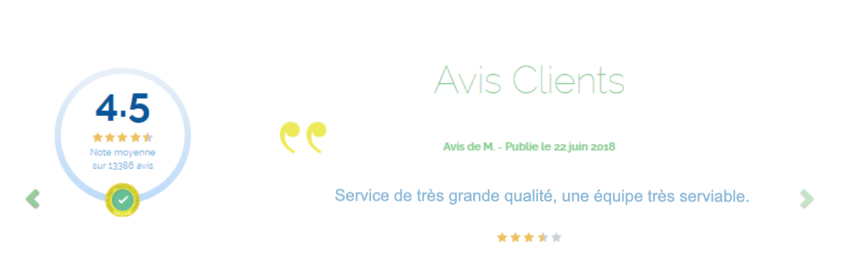 Avis Client Parimis
